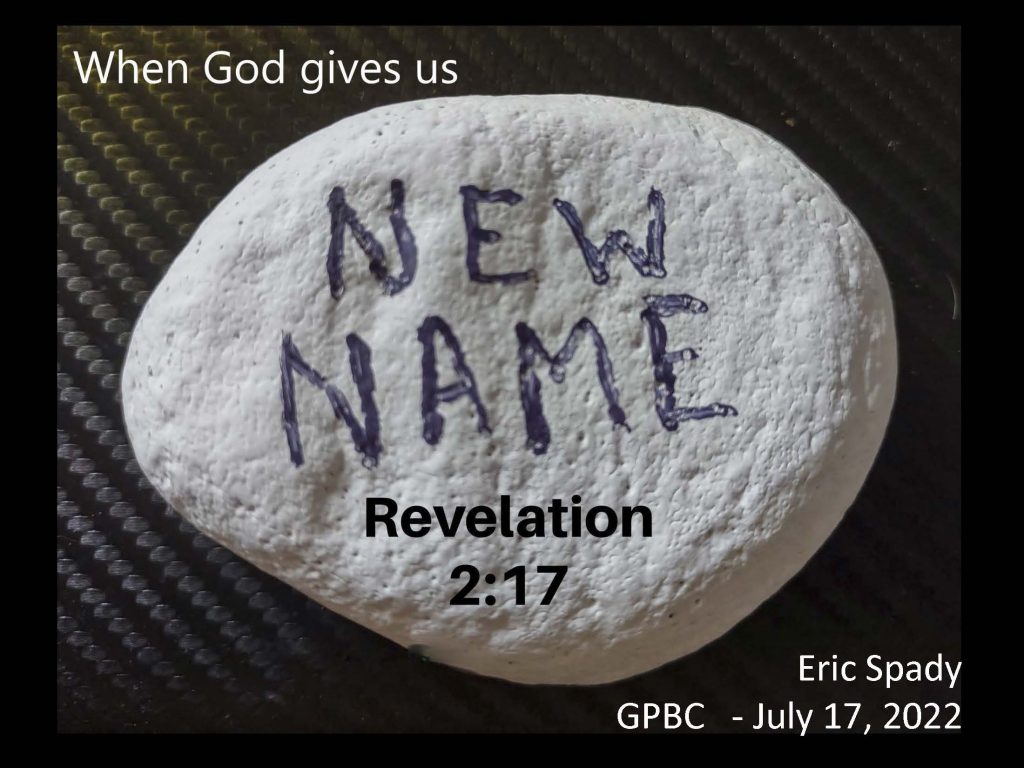 When God Changes your Name – Part 3