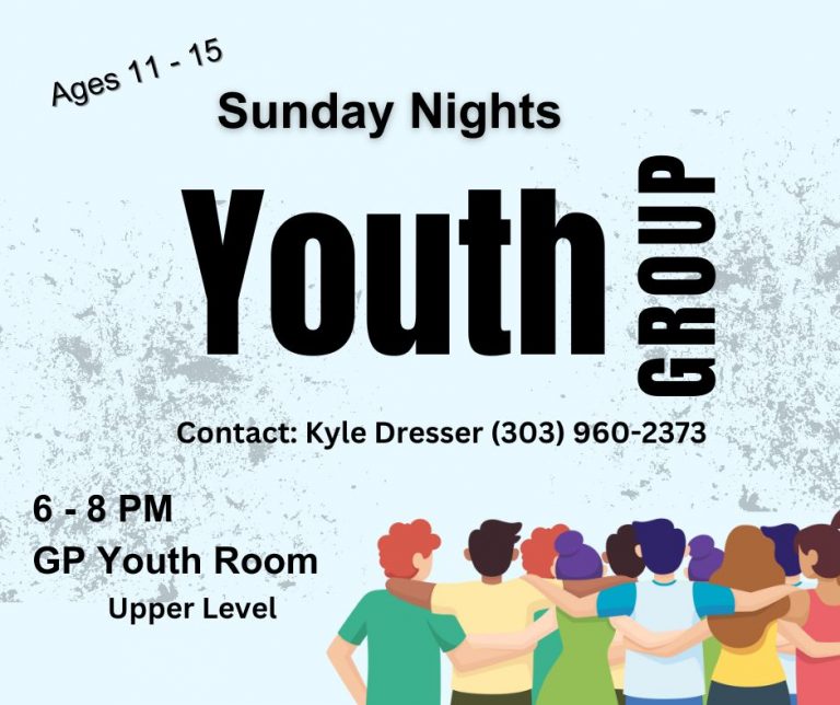 Youth Group Sunday Nights