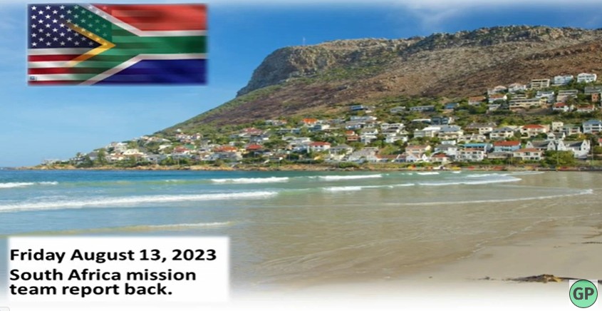 South Africa Mission Team Report Back