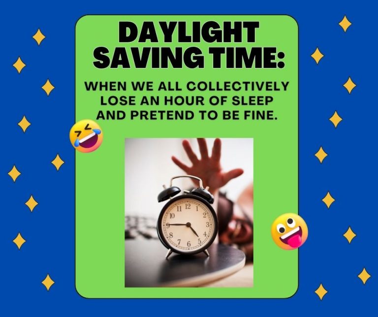 Blue Green Gradient Photocentric Daylight Saving Time Instagram Post