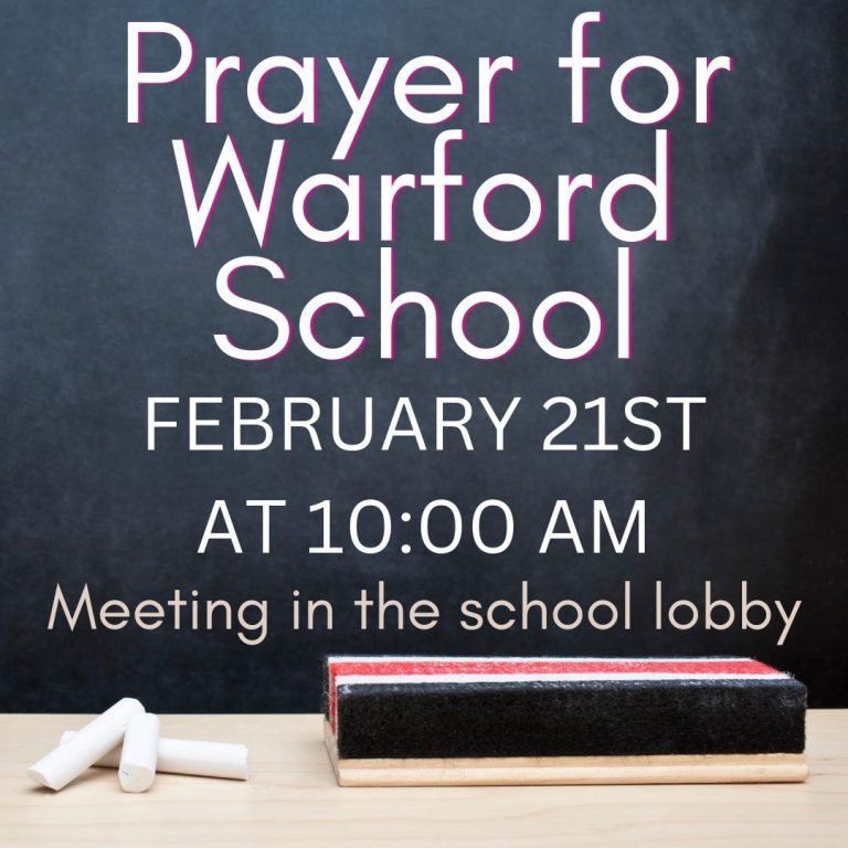 Prayer for Warford School
