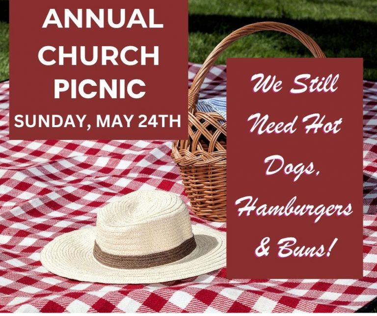 Annual Picnic with Donations Reminder
