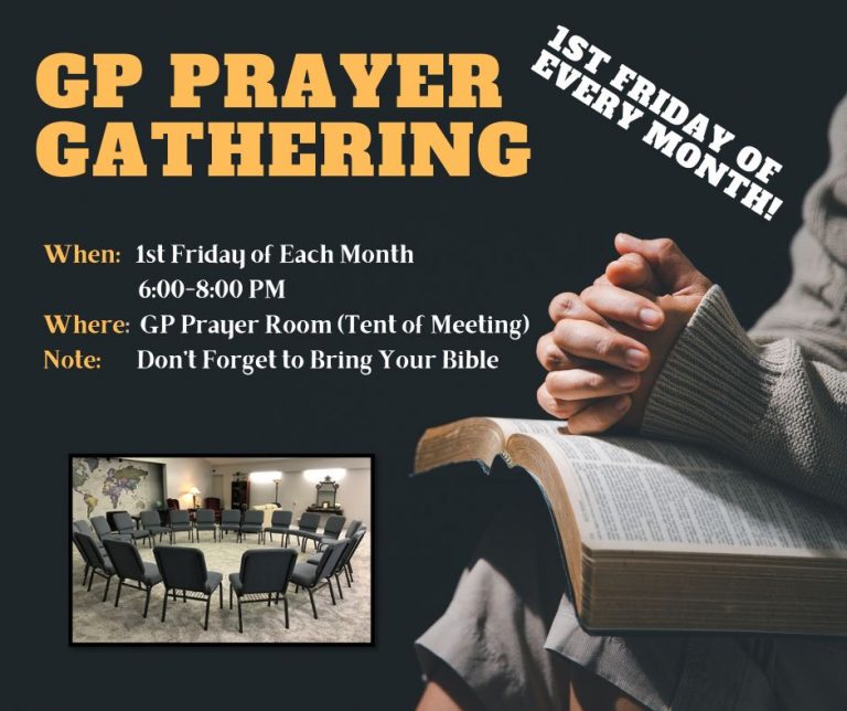 GP Prayer Gatherings (2026)