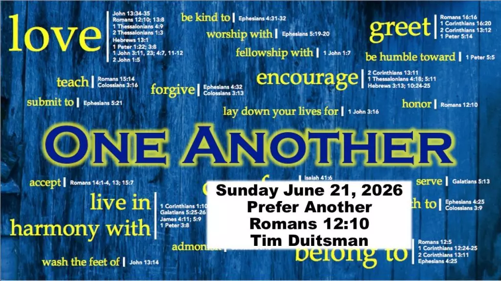 One Anothers – Part 5