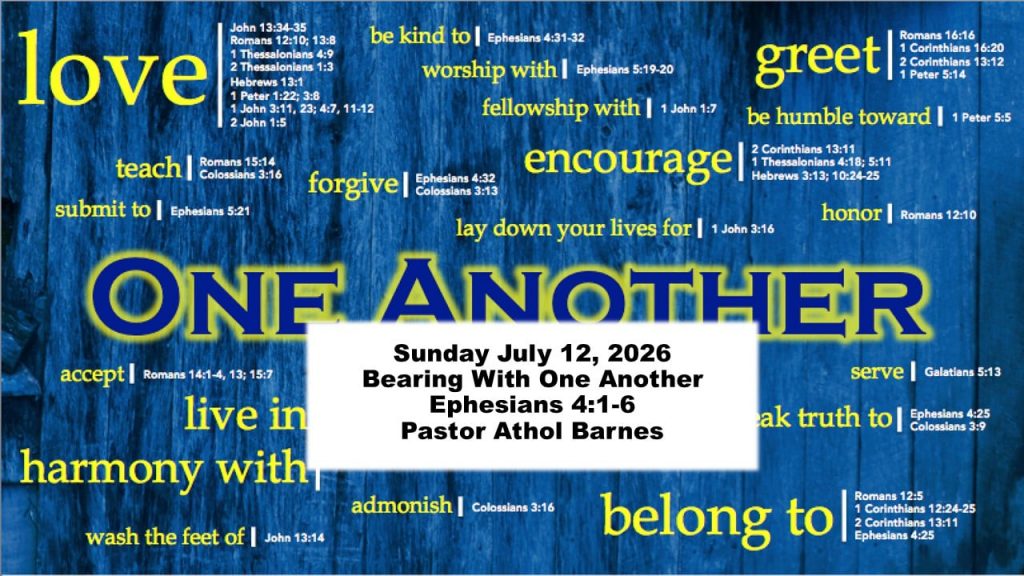 One Anothers – Part 7