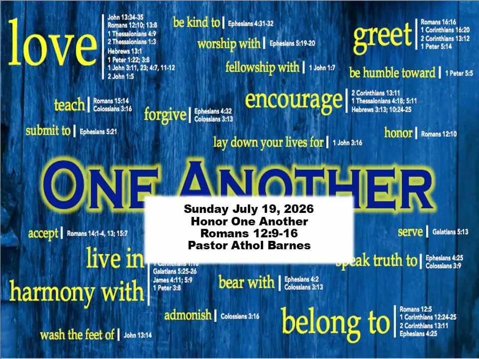 One Anothers – Part 8