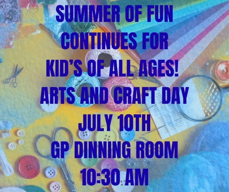 kIDS ARTS AND CRAFT DAY 2026