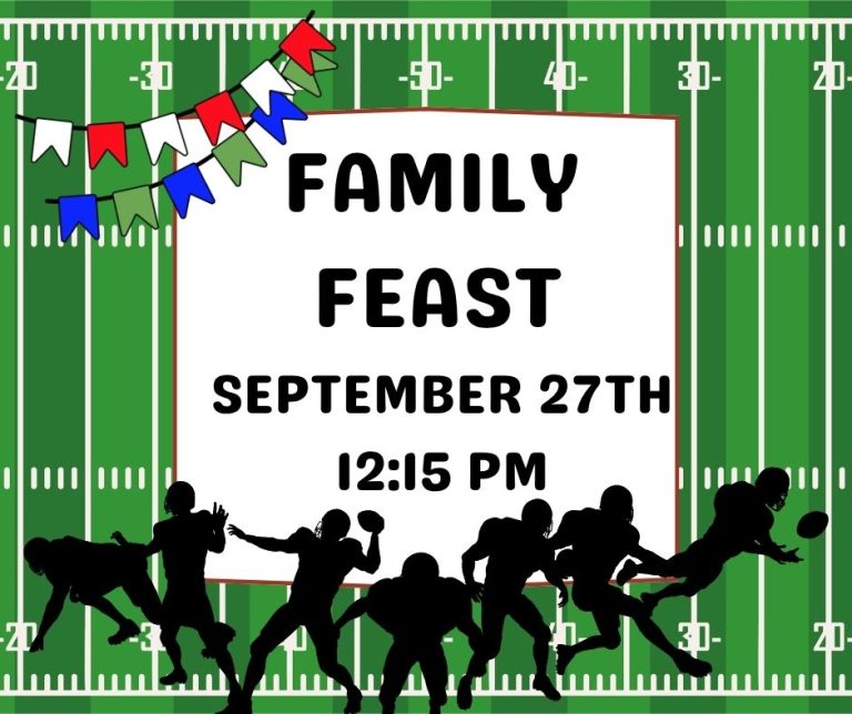 American Football Game Day Players and Field Schoology Profile Picture in Green Illustrated Style