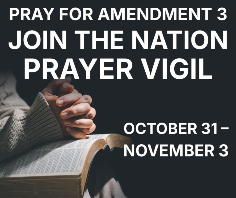 Pray for amendment